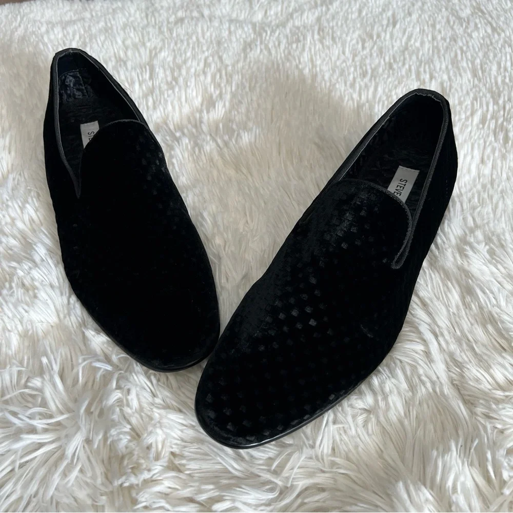 Steve Madden‎ lifted smoking loafers size 8